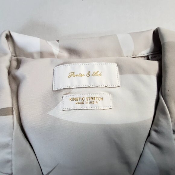 Porter & Ash mens Short Sleeve Kinetic Stretch Button-Up Blouse Size S - Picture 4 of 14